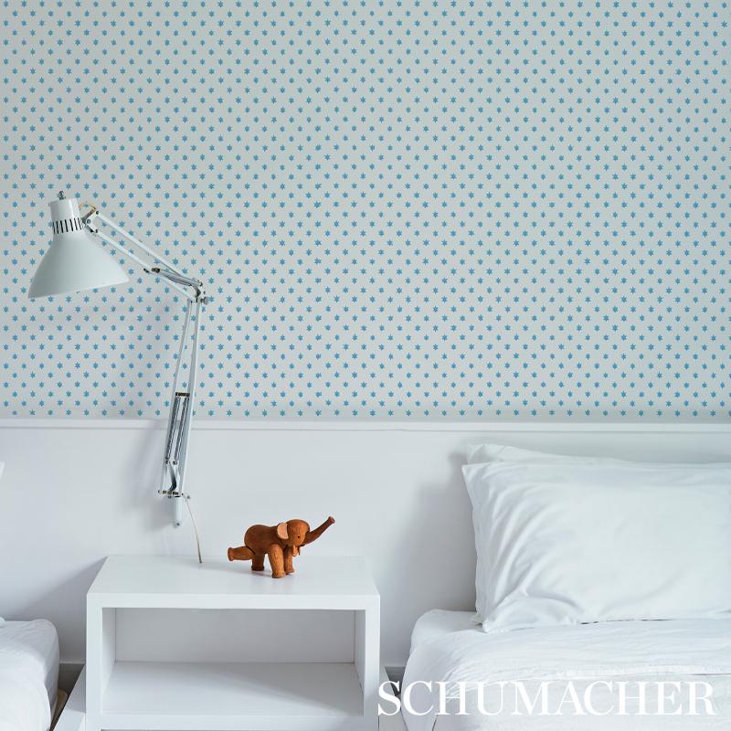 Schumacher Astral Print Wallpaper