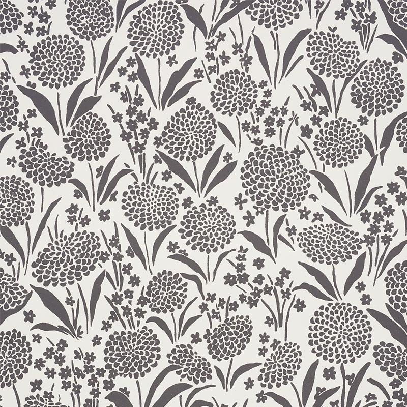 Schumacher Chrysanthemum Print Wallpaper