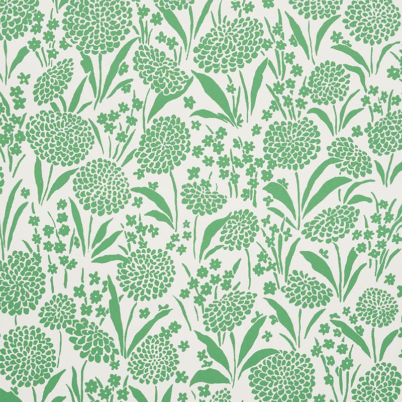 Schumacher Chrysanthemum Print Wallpaper