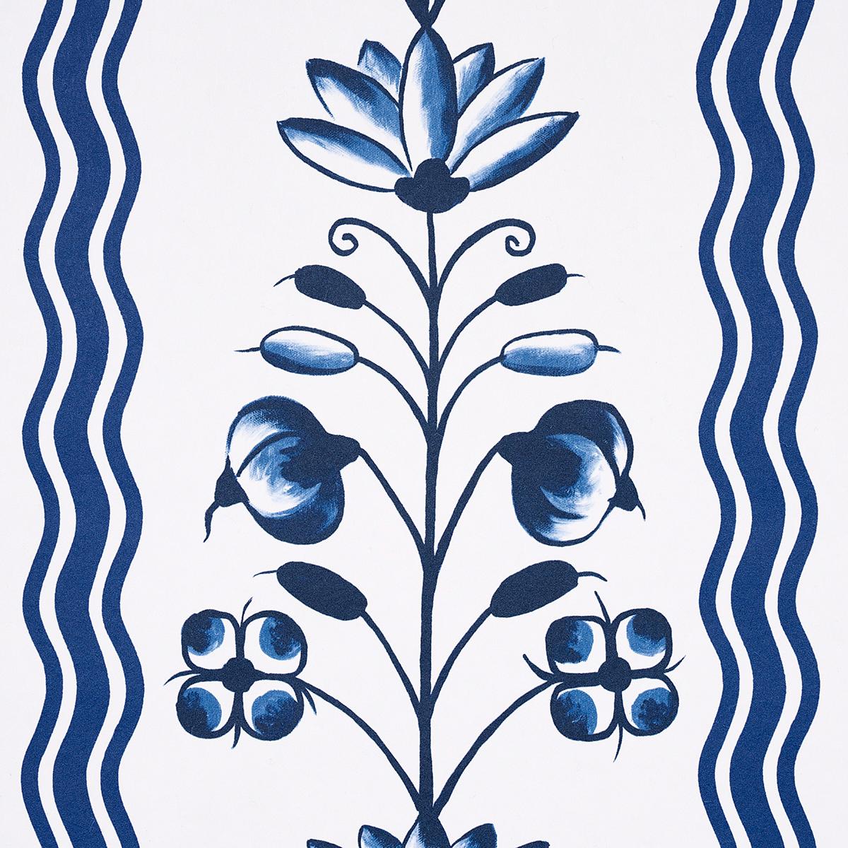 Delft Classic Blue Sample | Scenic wallpaper, Mural wallpaper, Mural