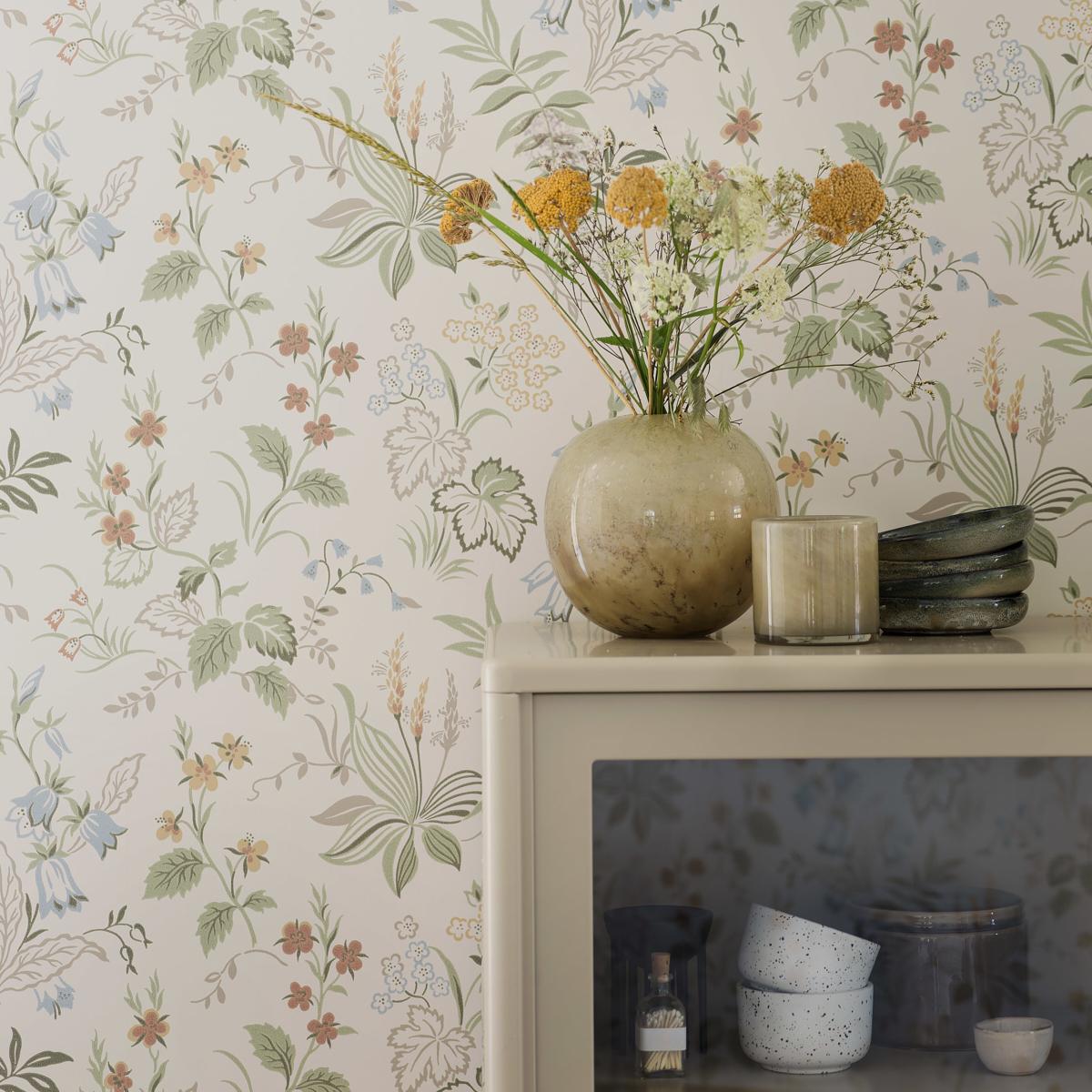 Schumacher Folklore Print Wallpaper