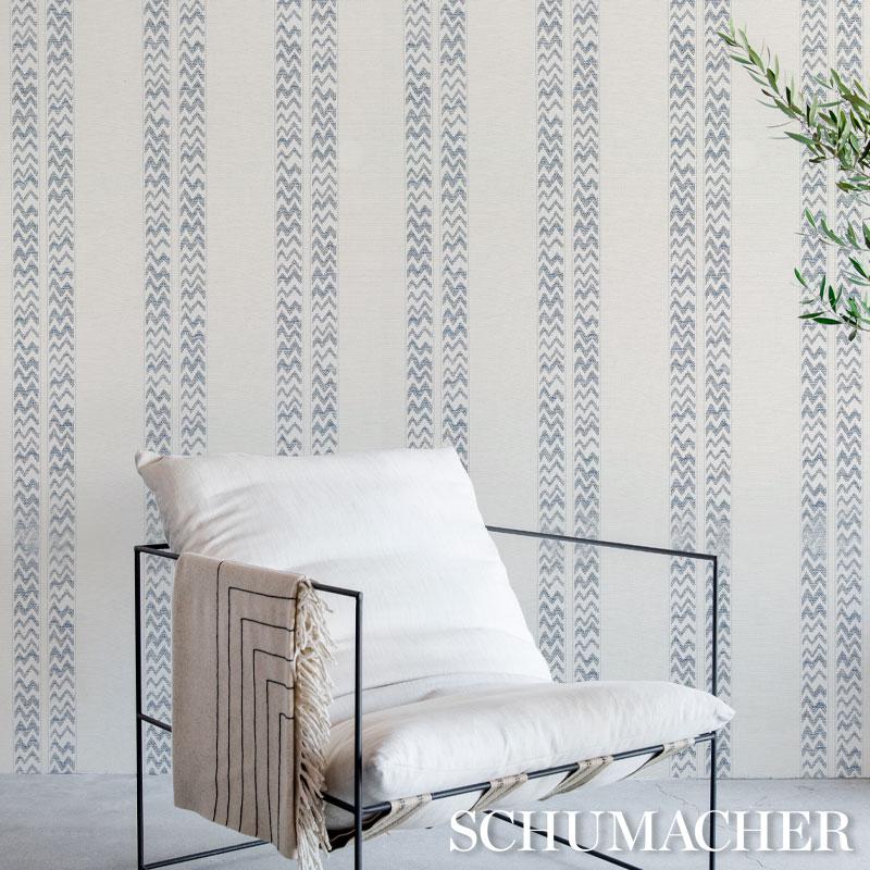 Schumacher Kudu Stripe Wallpaper