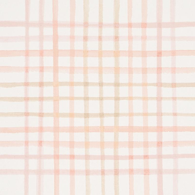 Schumacher Minerva Plaid Print Wallpaper