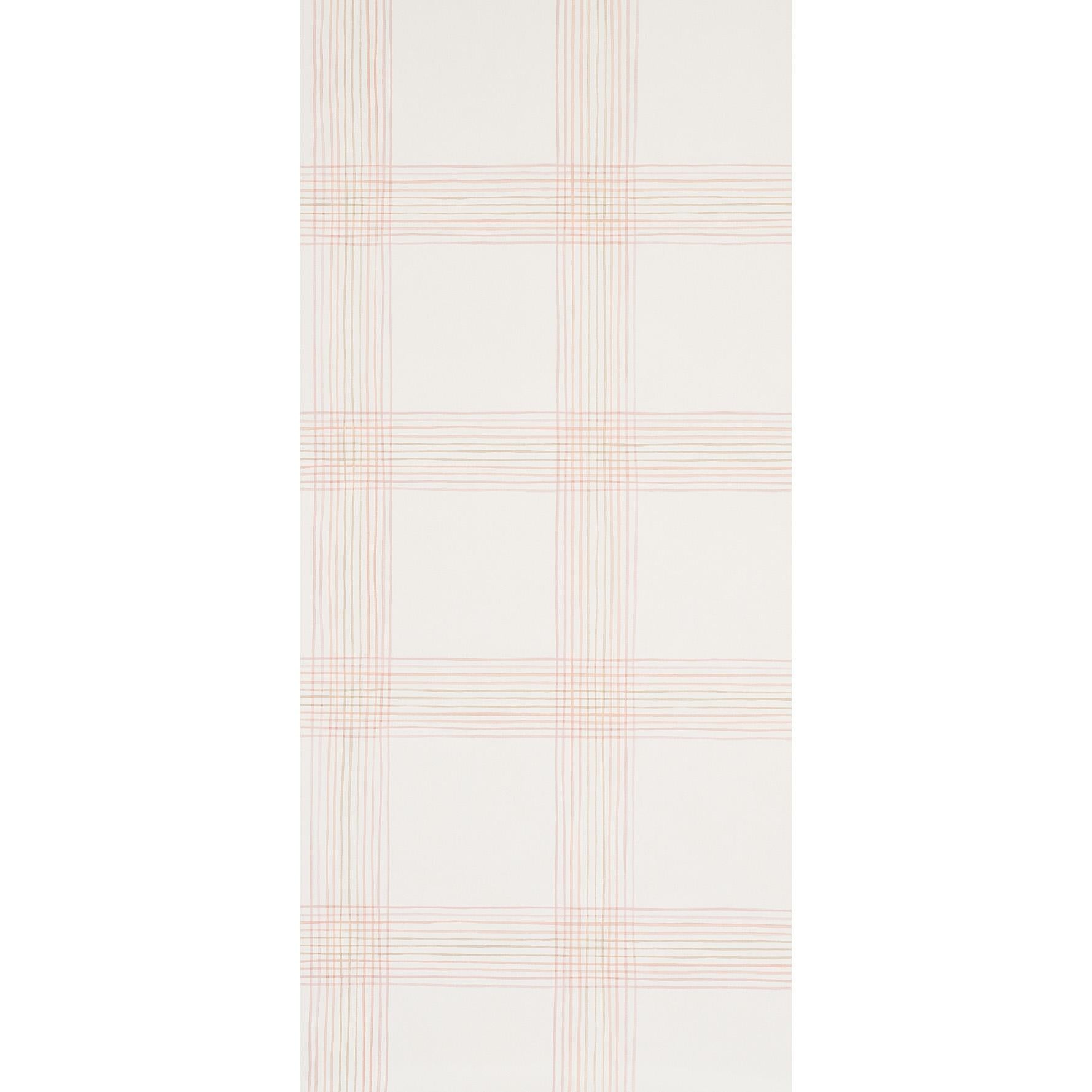 Schumacher Minerva Plaid Print Wallpaper