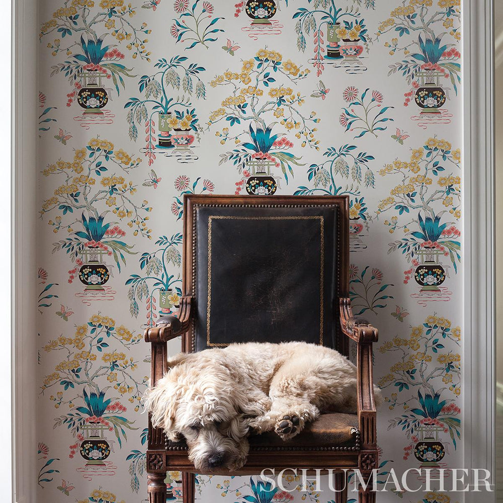 Schumacher Ming Vase Wallpaper A Cottage in the City