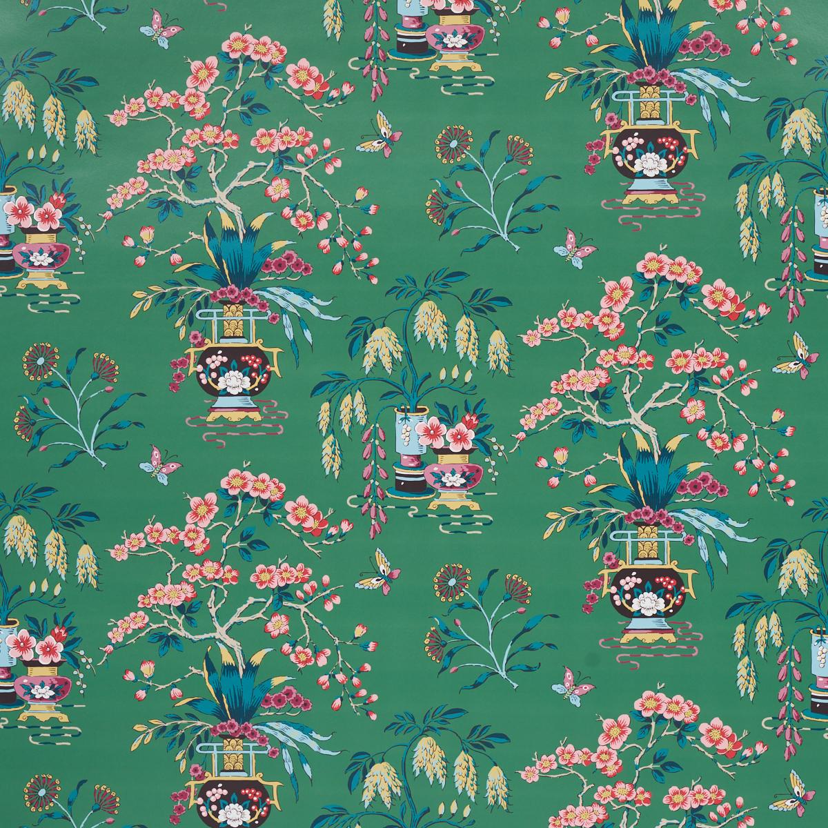 Schumacher Ming Vase Wallpaper