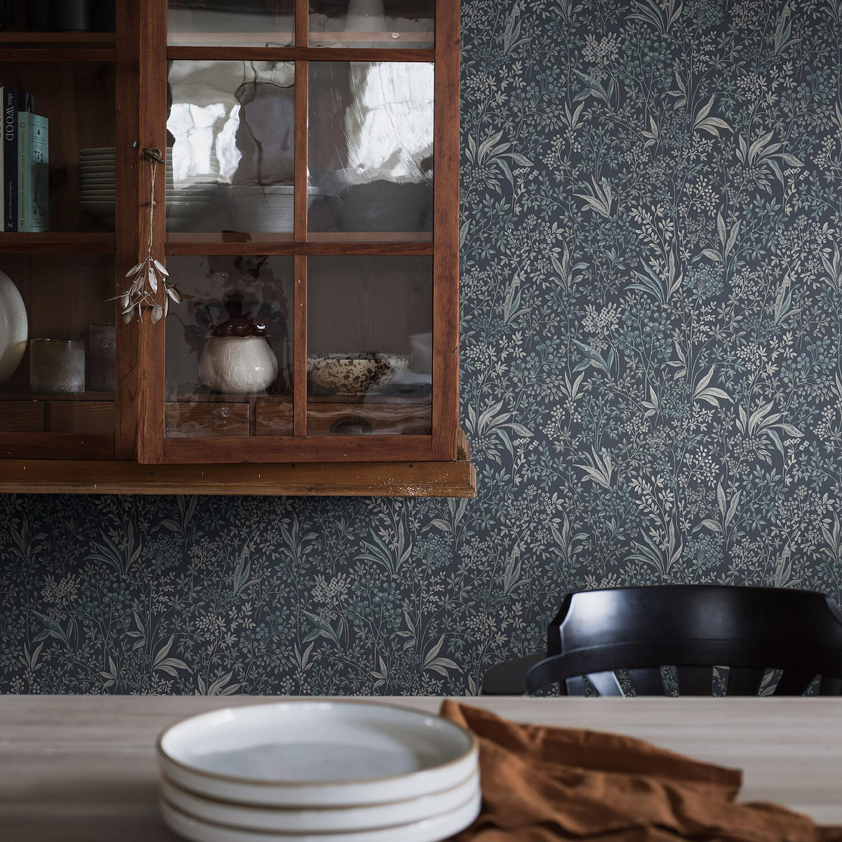 Schumacher Nocturne Wallpaper | A Cottage in the City