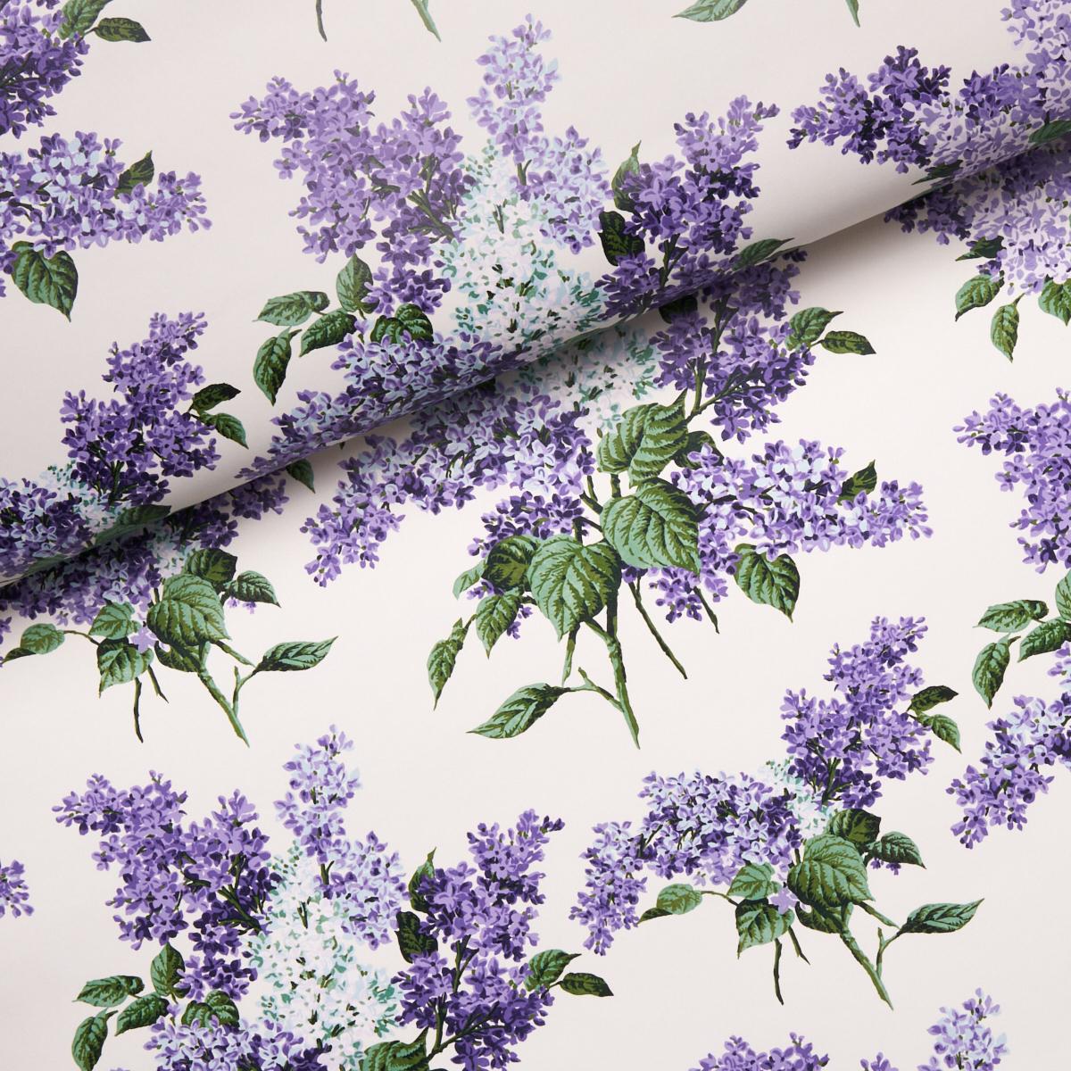 Schumacher Proust's Lilacs Wallpaper