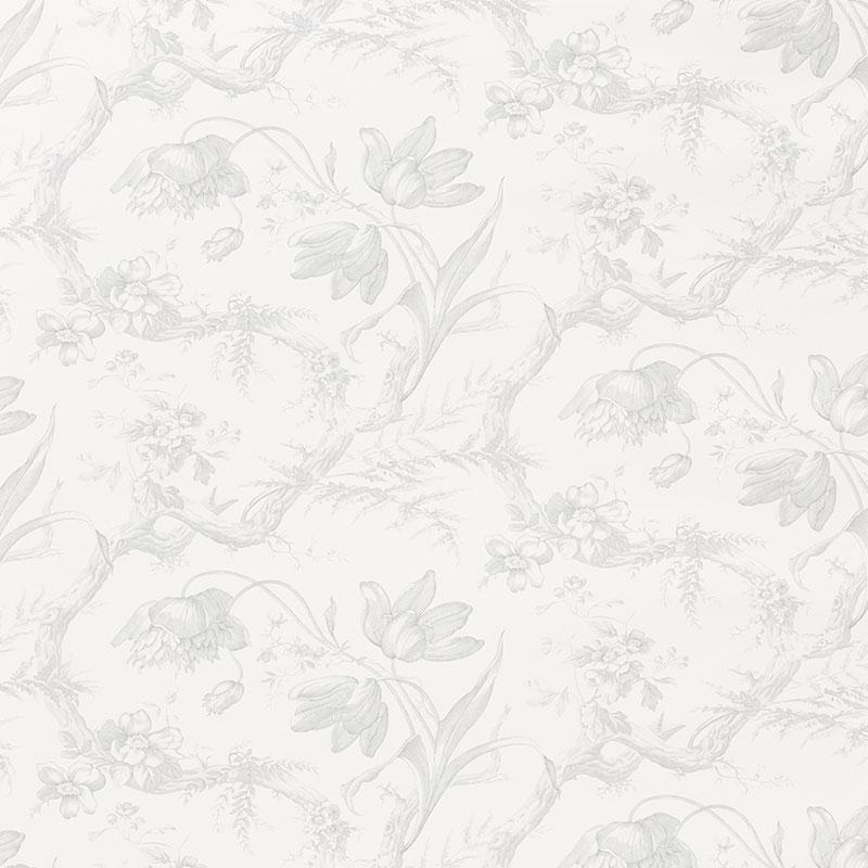 Schumacher Toile De Fleurs Wallpaper