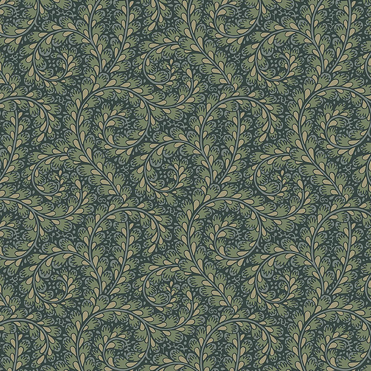 Schumacher Wild Ferns Print Wallpaper