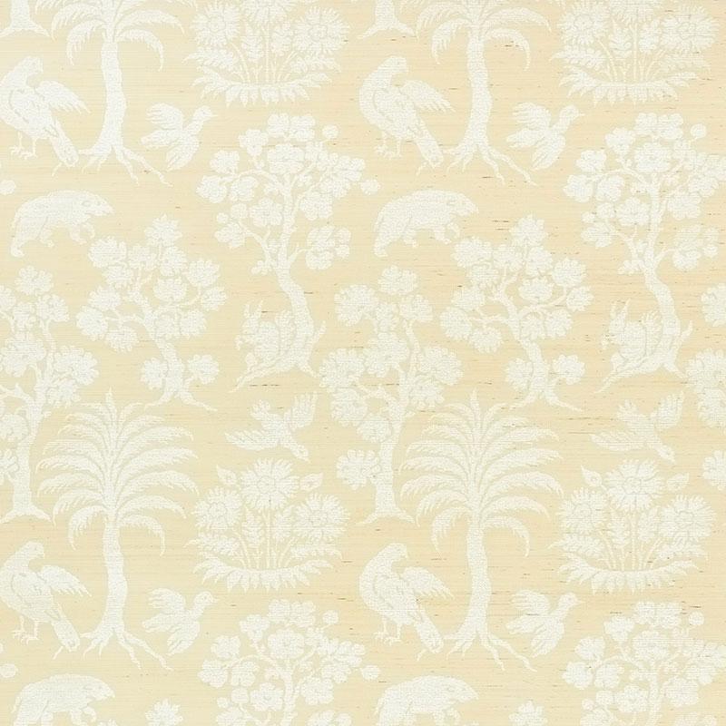 Schumacher Woodland Silhouette Sisal Wallpaper