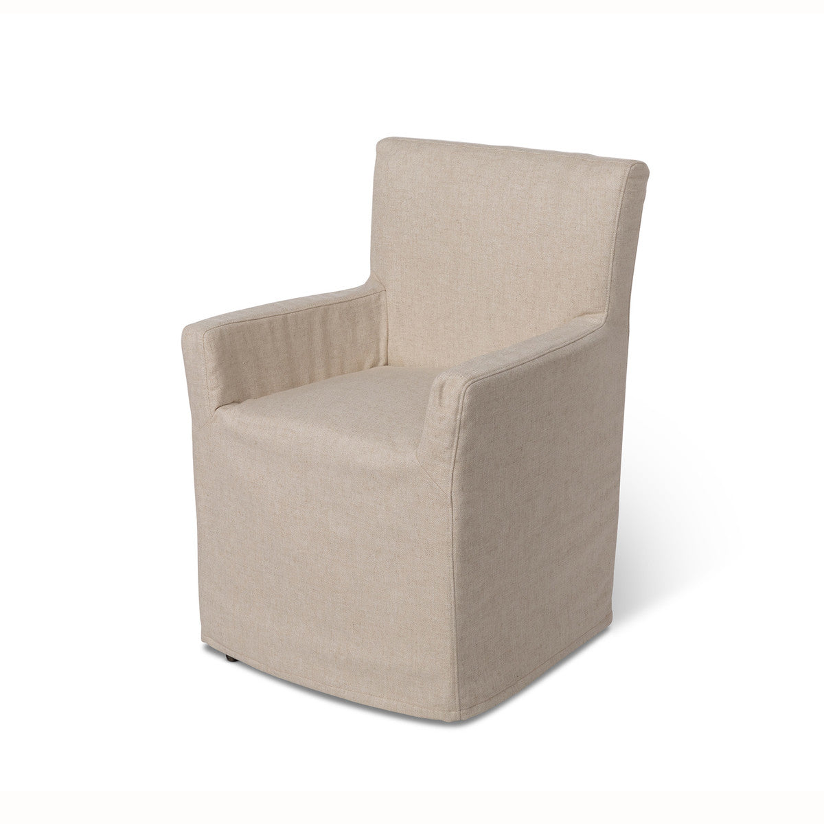 Slip Covered Linen Arm Chair