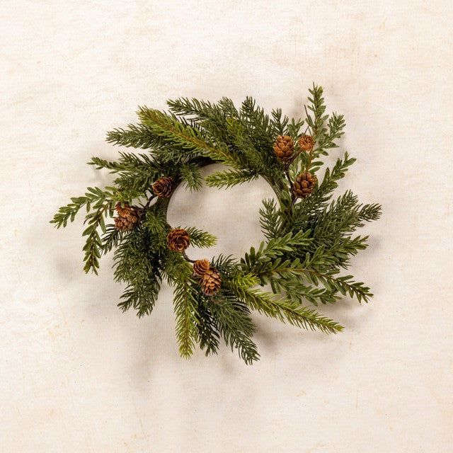 White Spruce And Tsuga Hemlock Candle Ring