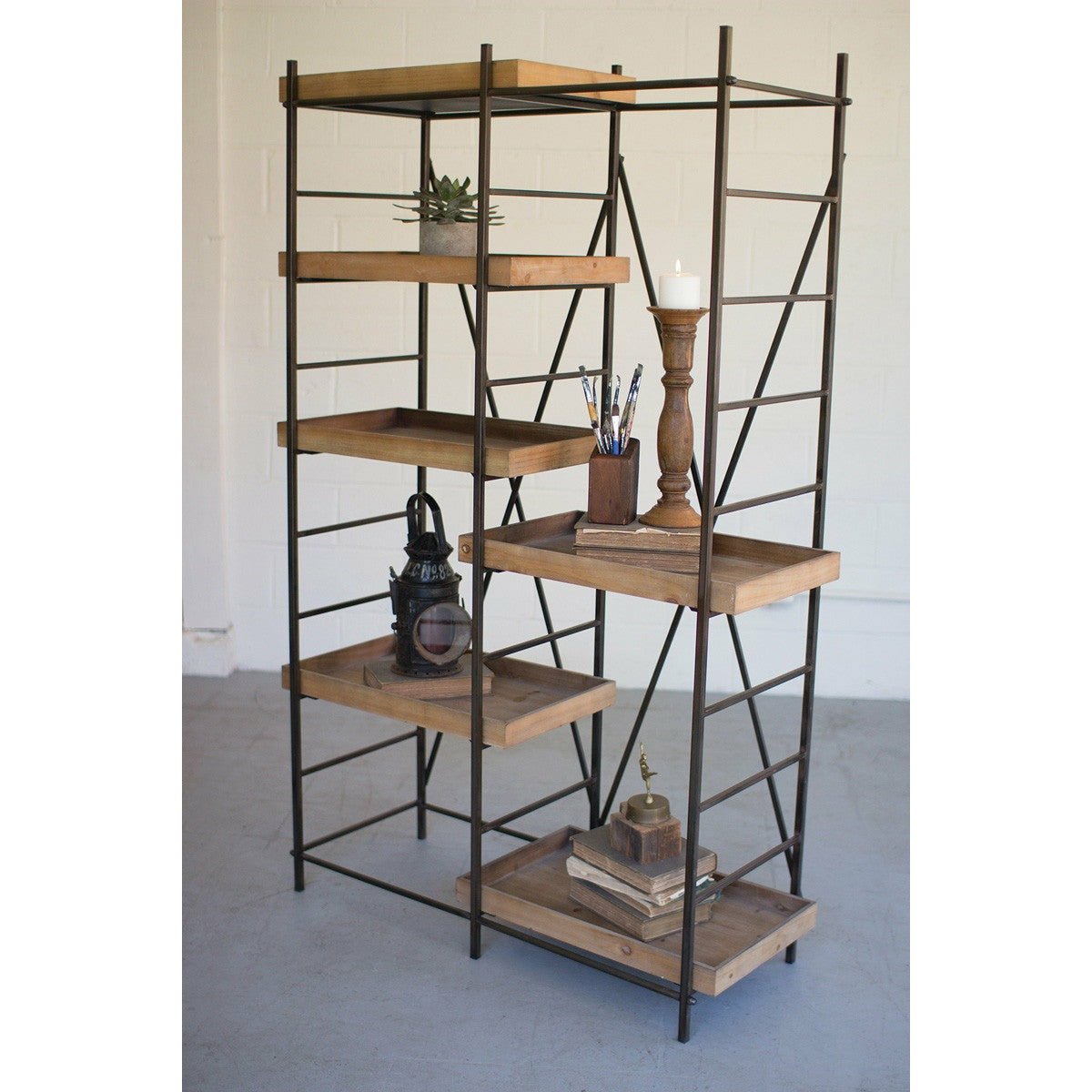 Adjustable Shelves Iron Shelving Unit - A Cottage in the City