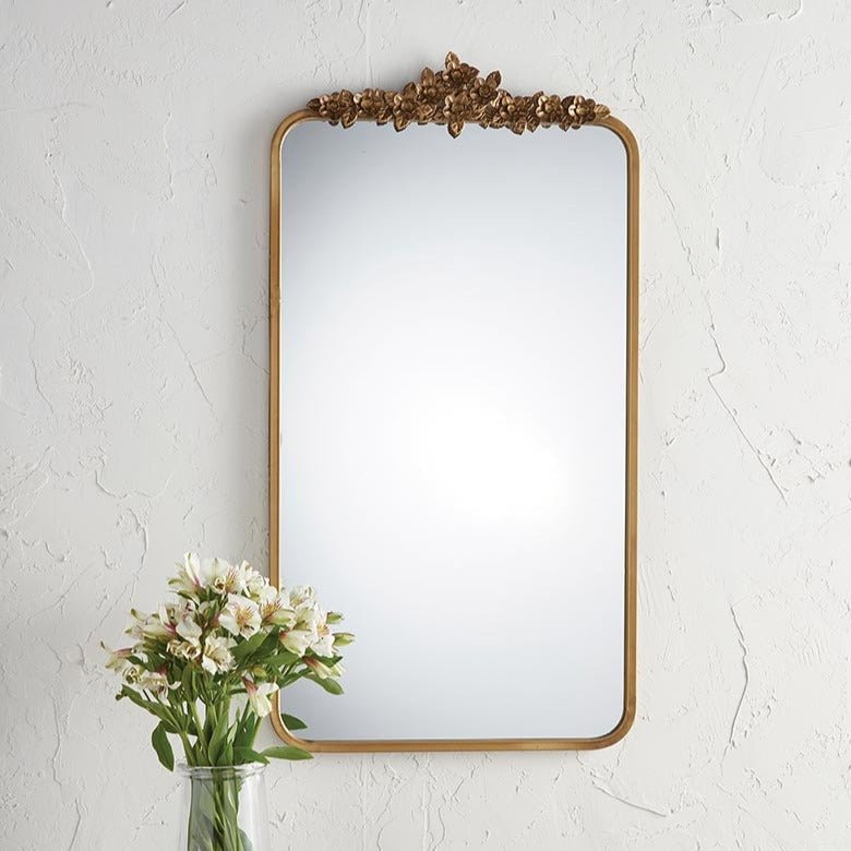 Vintage Art Home Interiors Gold Floral hotsell Mirror #0500