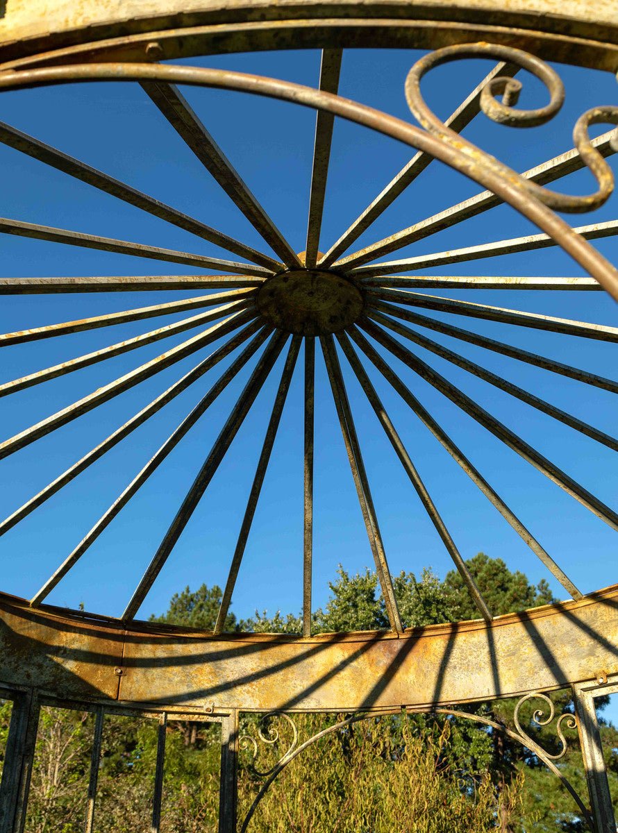 Aged Metal Gazebo - A Cottage in the City