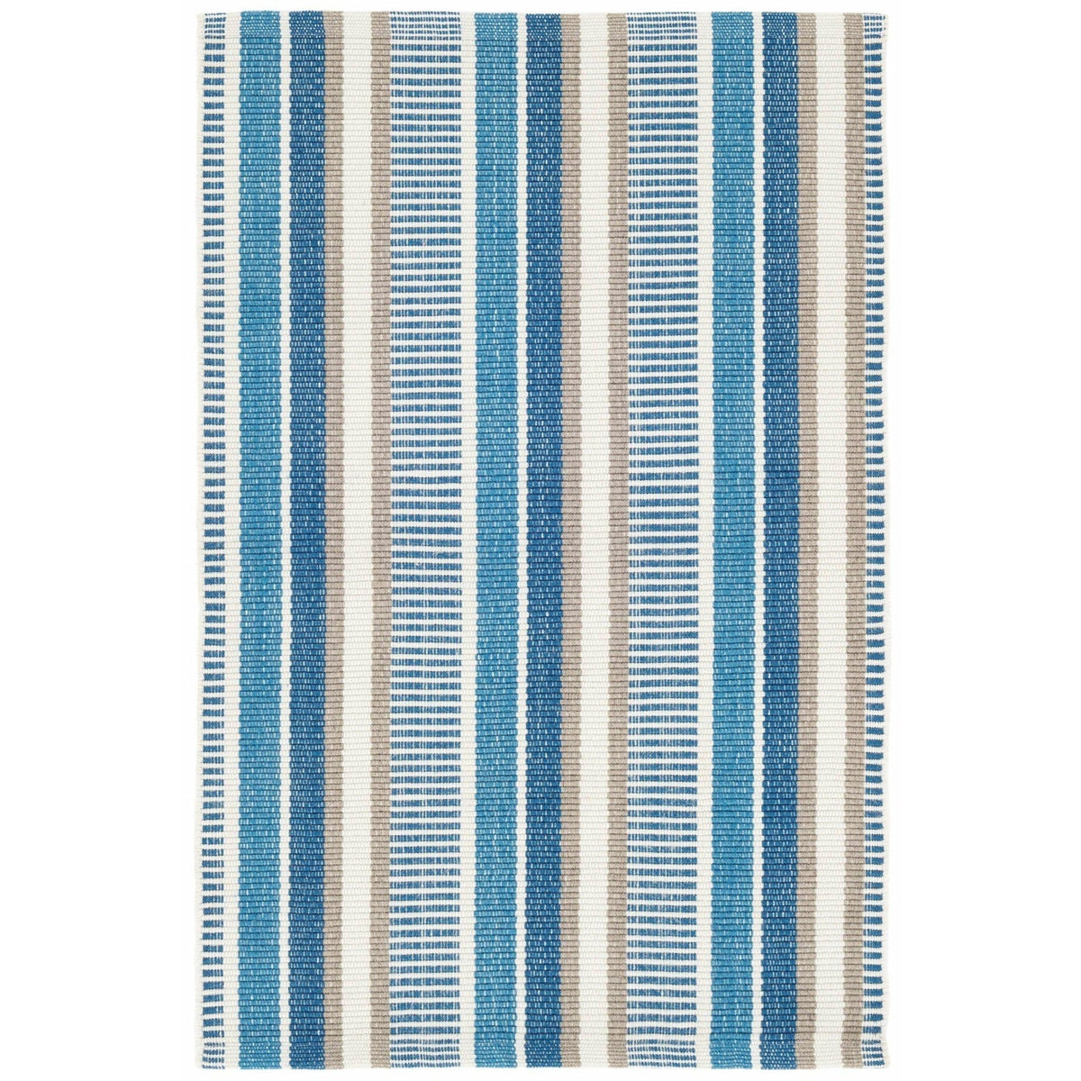 Always Greener Navy/French Blue Indoor/Outdoor Rug - A Cottage in the City