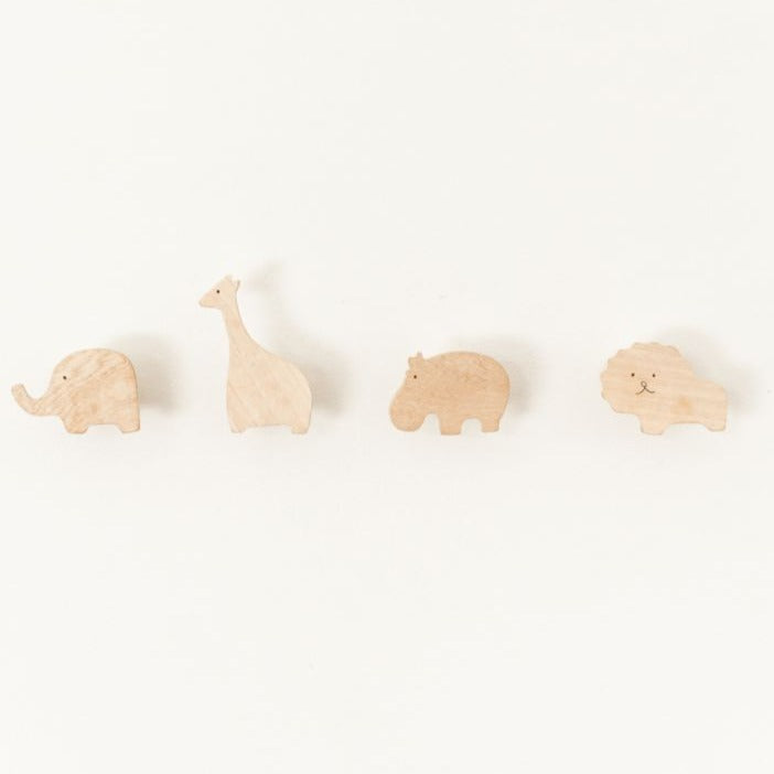 Safari Animal Wall Hooks