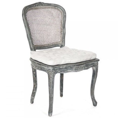 Annette Chair Distressed Blue - A Cottage in the City