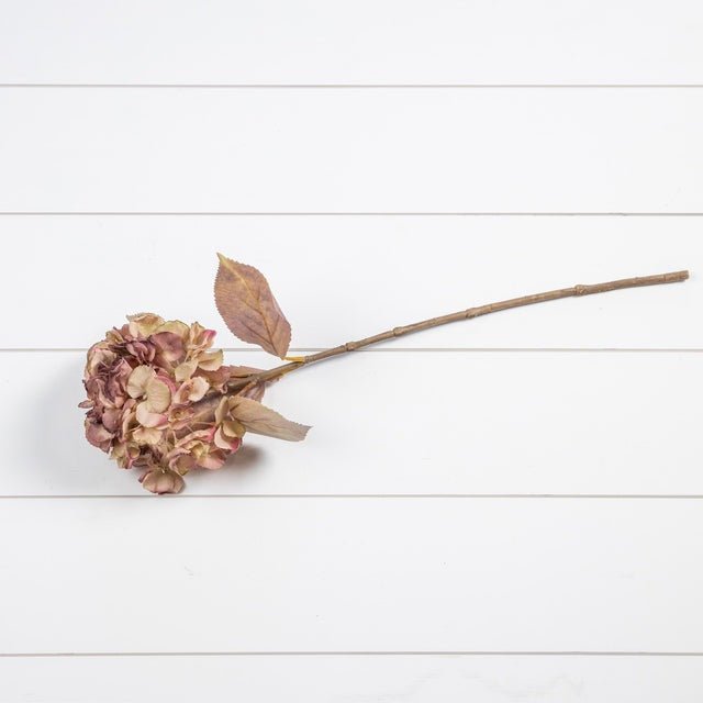 Antique Mauve Hydrangea Stem - A Cottage in the City