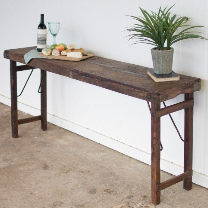 Old wooden folding table sale