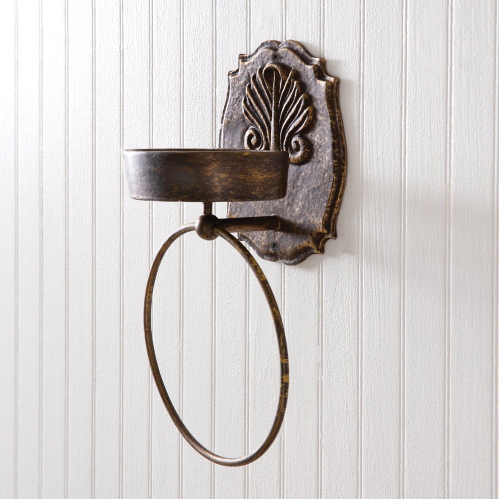 Antiqued Bronze Towel & Soap Holder Set - A Cottage in the City