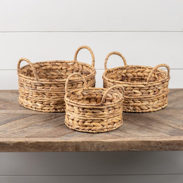 Arrow Woven Basket Set - A Cottage in the City