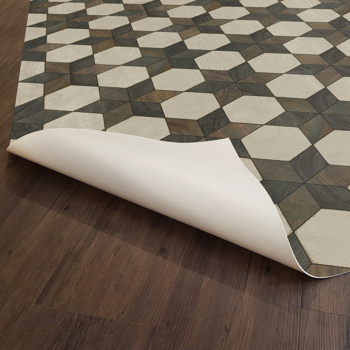 Artisanry Illuminated Battlestar Vinyl Floor Cloth - A Cottage in the City