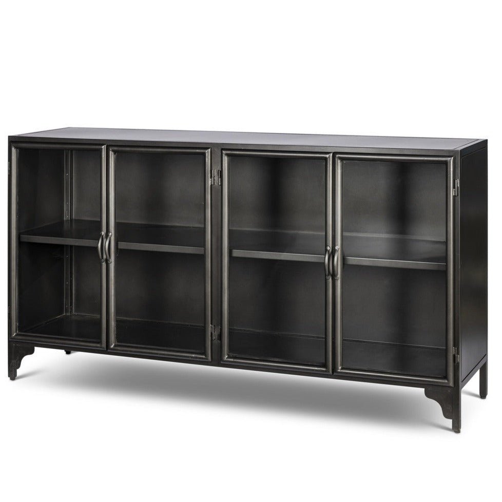 Ashton Metal Console Cabinet - A Cottage in the City