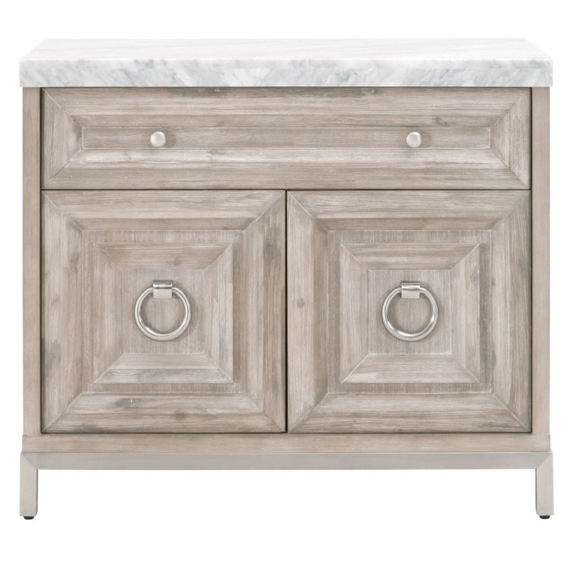 Azure Carrera Natural Gray Media Chest - A Cottage in the City