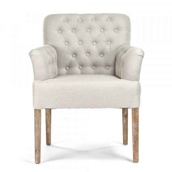 Barrois Tufted Arm Chair - A Cottage in the City