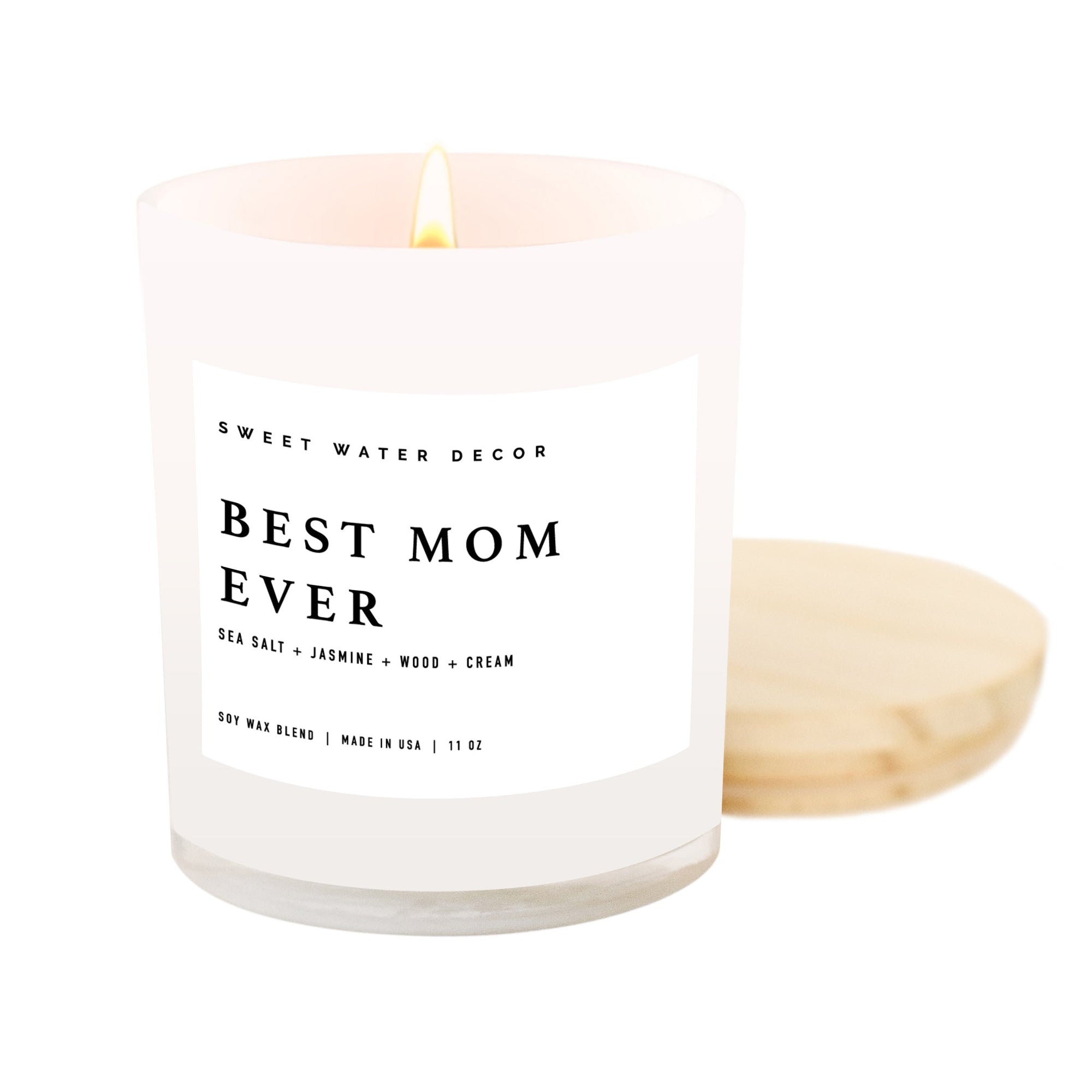 Best Mom Ever White Jar Candle - A Cottage in the City