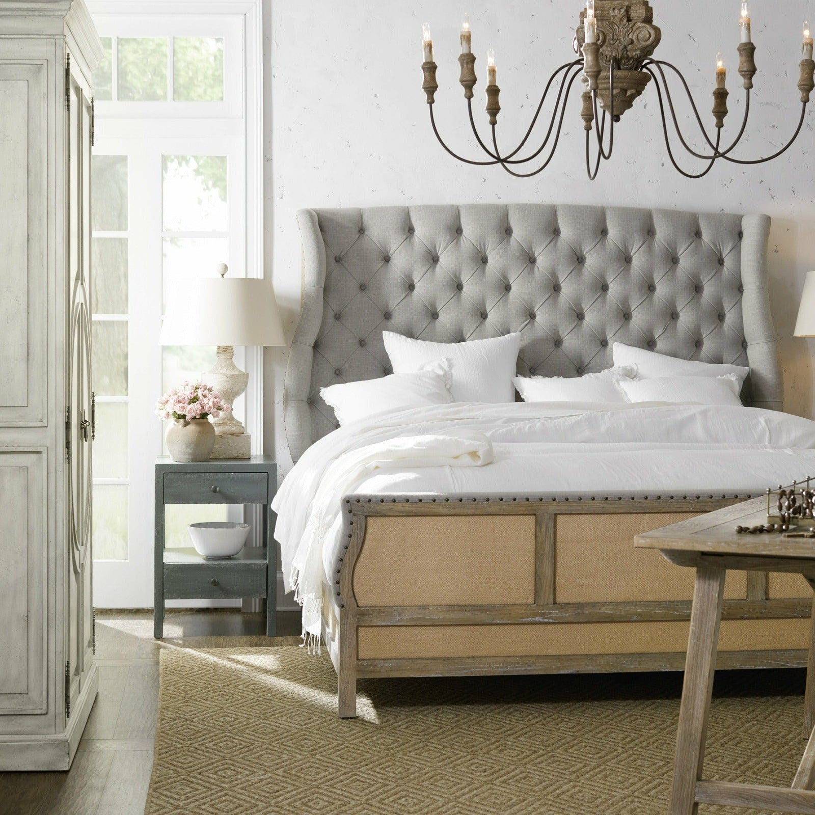 Boheme Bon Vivant Deconstructed Upholstered Queen Bed - A Cottage in the City