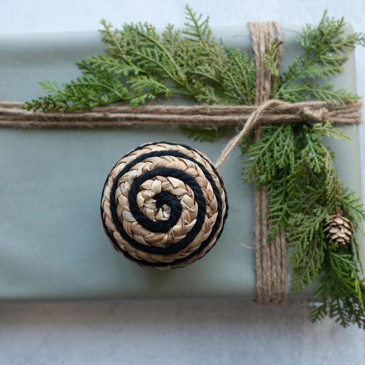 Braided Rope Ball Ornament - A Cottage in the City