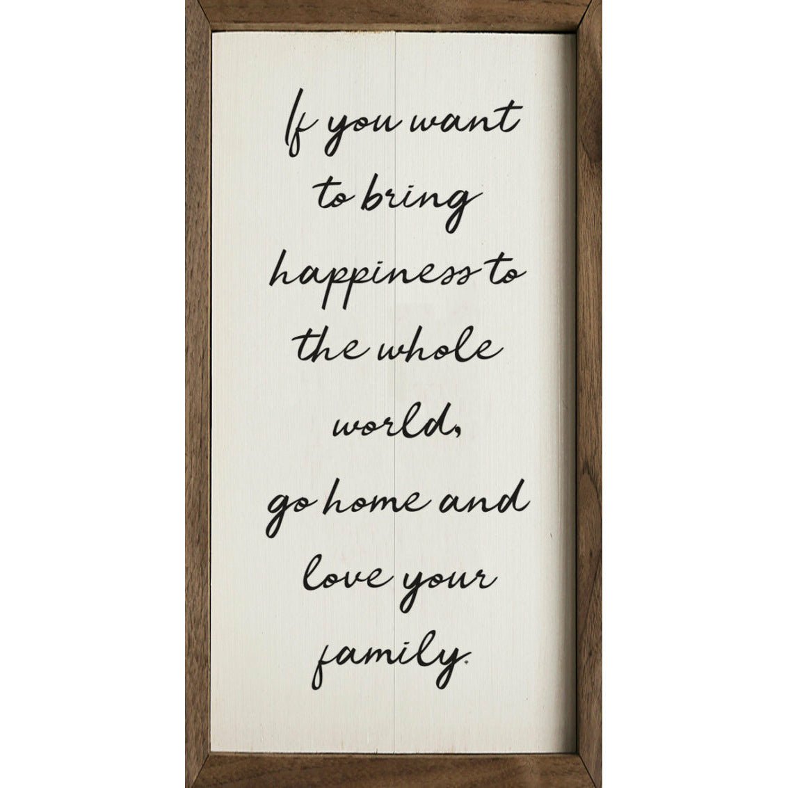 Bring Happiness Wood Framed Print - A Cottage in the City