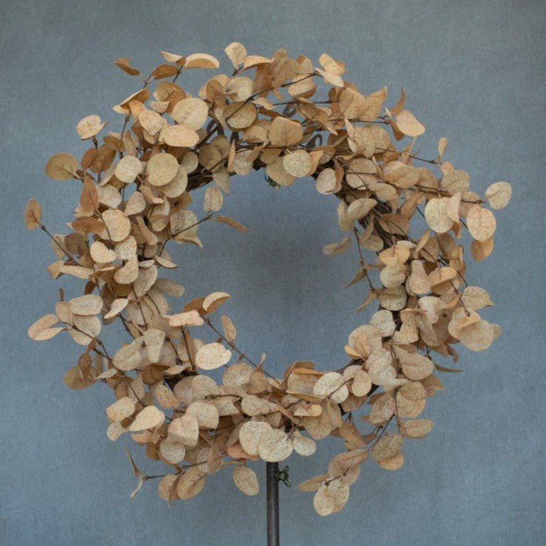 Brown Eucalyptus Wreath - A Cottage in the City