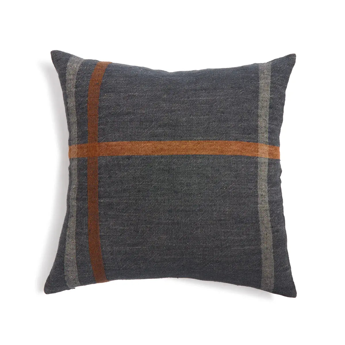 Stripes Turkish kilim pillow high quality with pom pom - rustic home decor