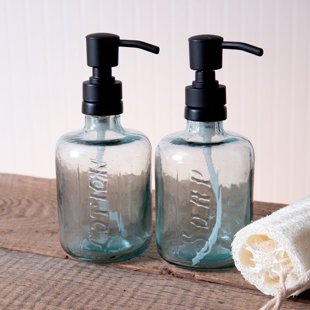 Bubble Glass Soap & Lotion Dispenser - A Cottage in the City