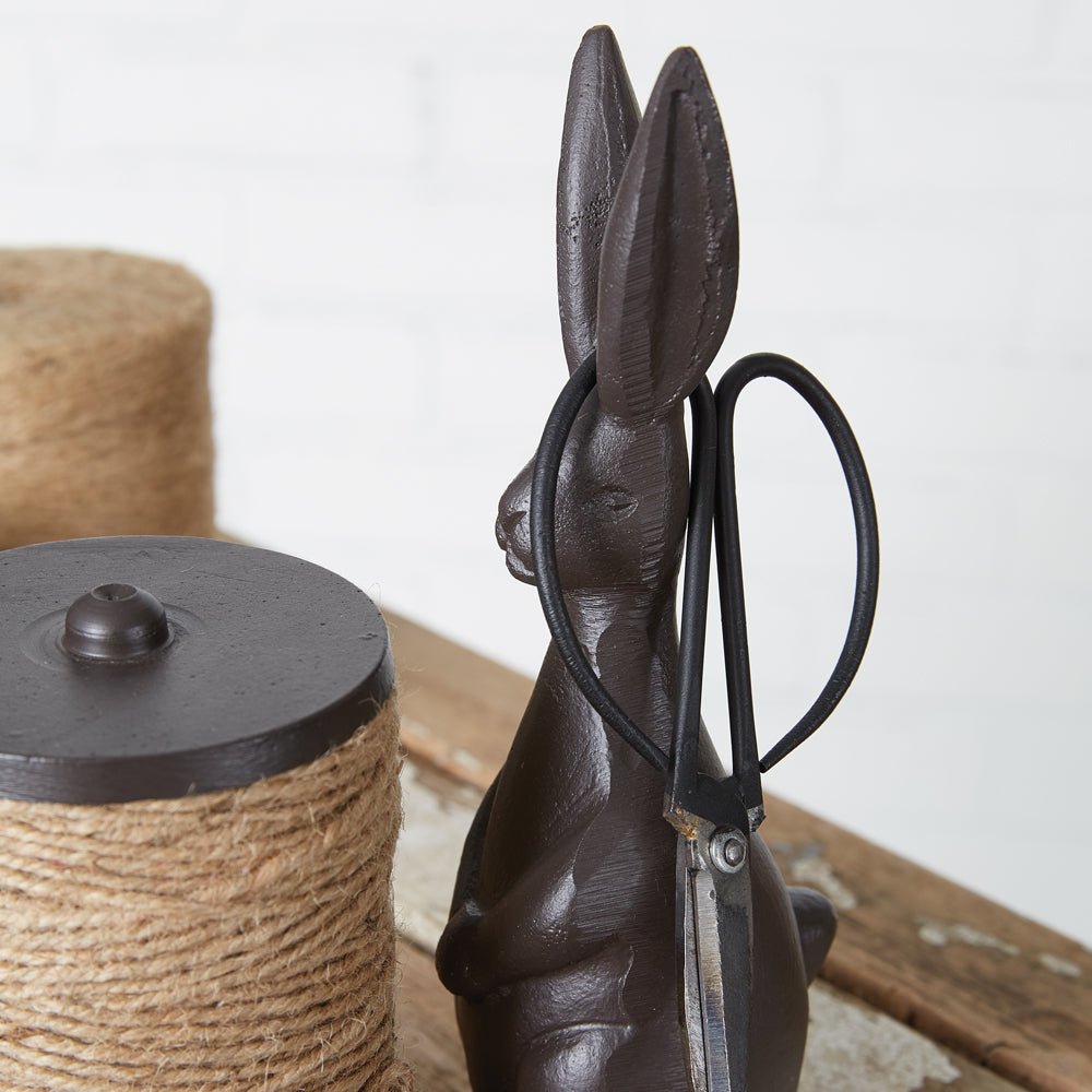 Bunny Twine Holder With Scissors - A Cottage in the City