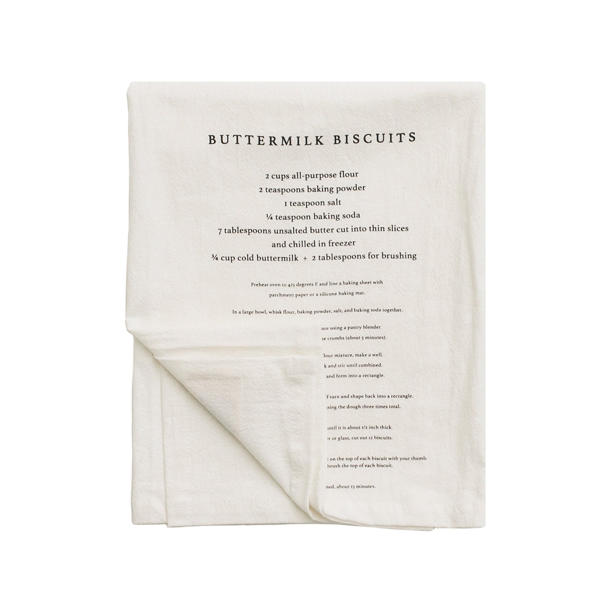 Buttermilk Biscuits Tea Towel - A Cottage in the City