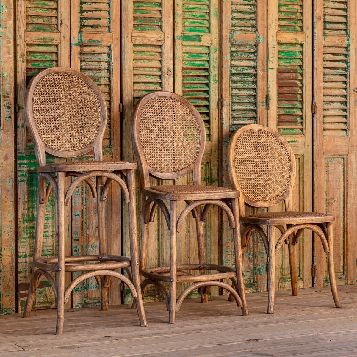 Cane Back Stool - A Cottage in the City