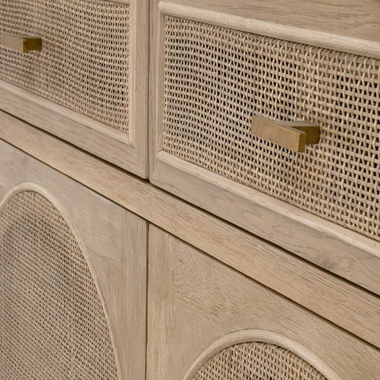 Cane Media Cabinet - A Cottage in the City