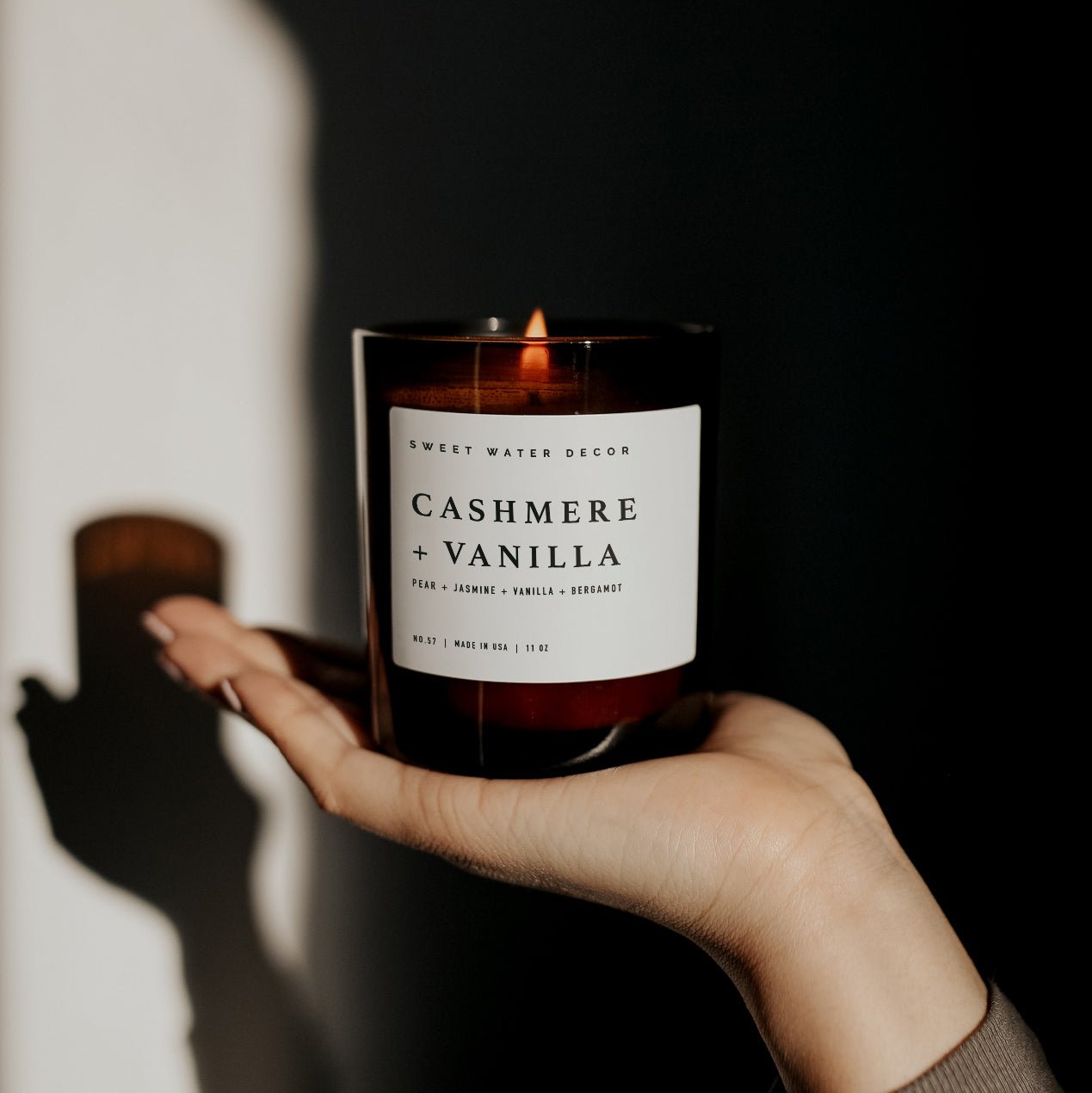 Cashmere and Vanilla Amber Jar Candle - A Cottage in the City