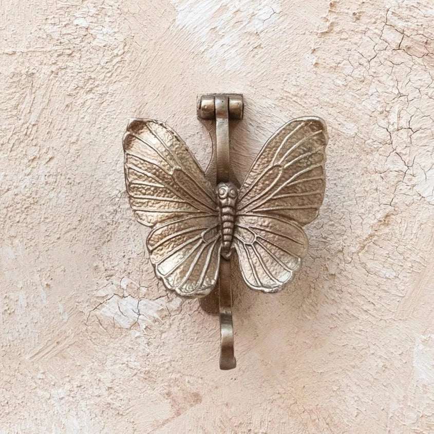 Cast Iron Butterfly Door Knocker - A Cottage in the City