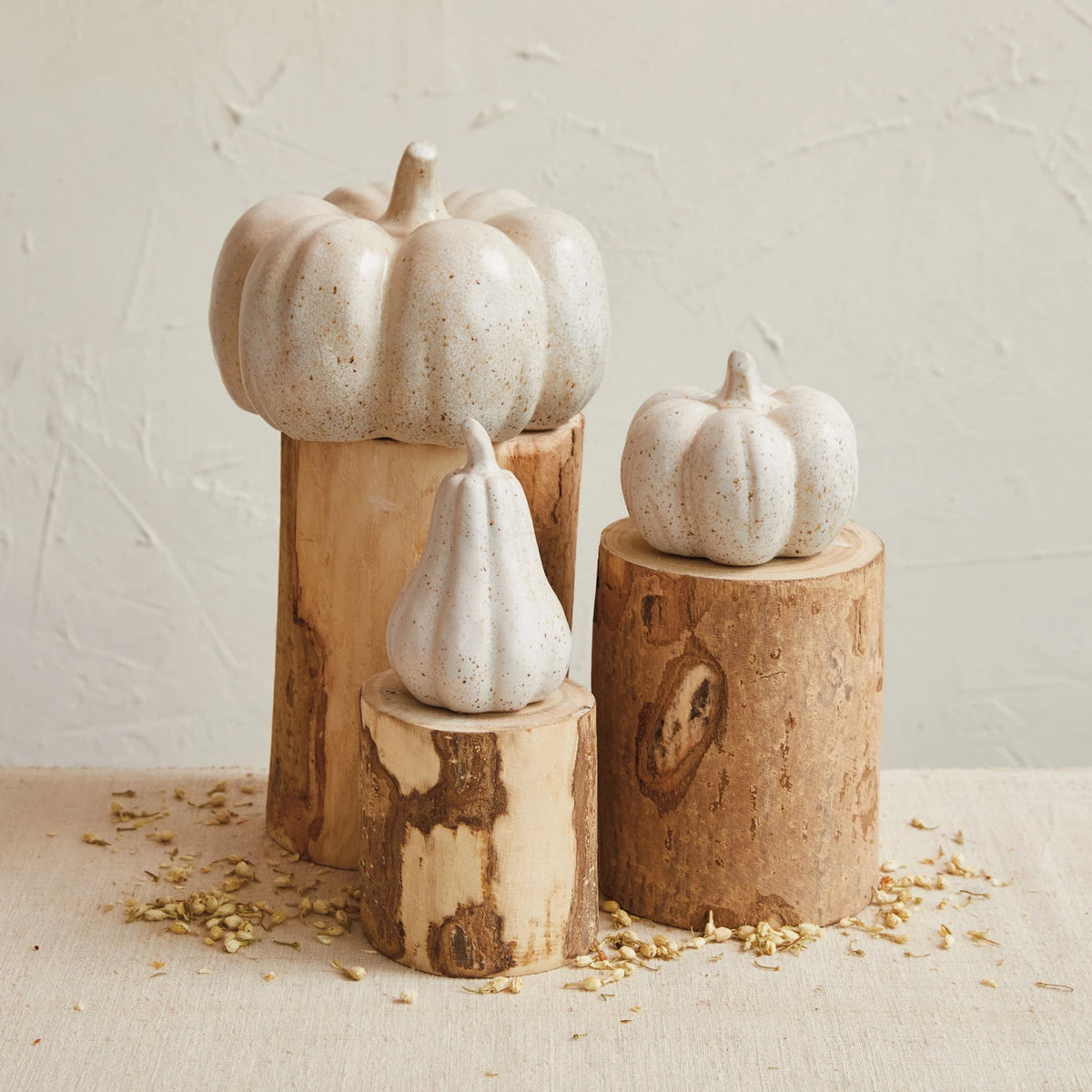 Reactive Glaze Stoneware Pumpkin