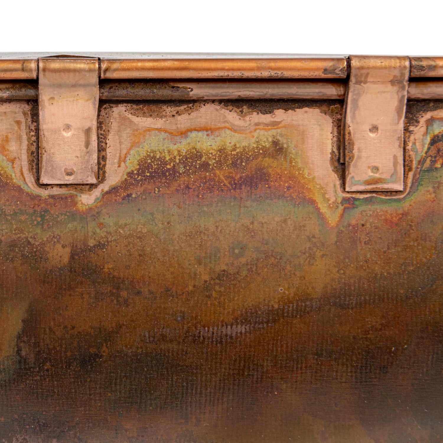 Burnt Copper Decorative Metal Box Set