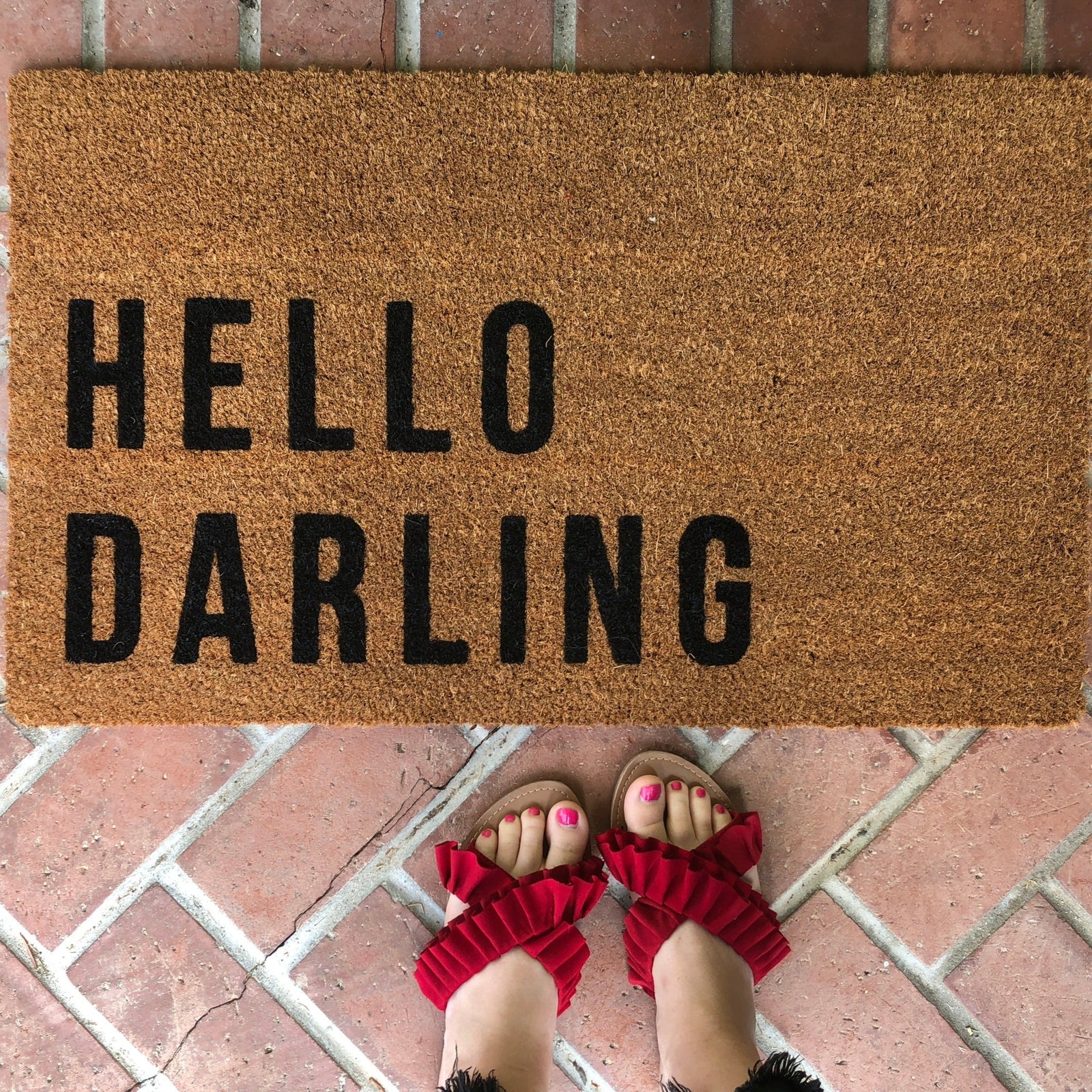 Hello Darling Doormat