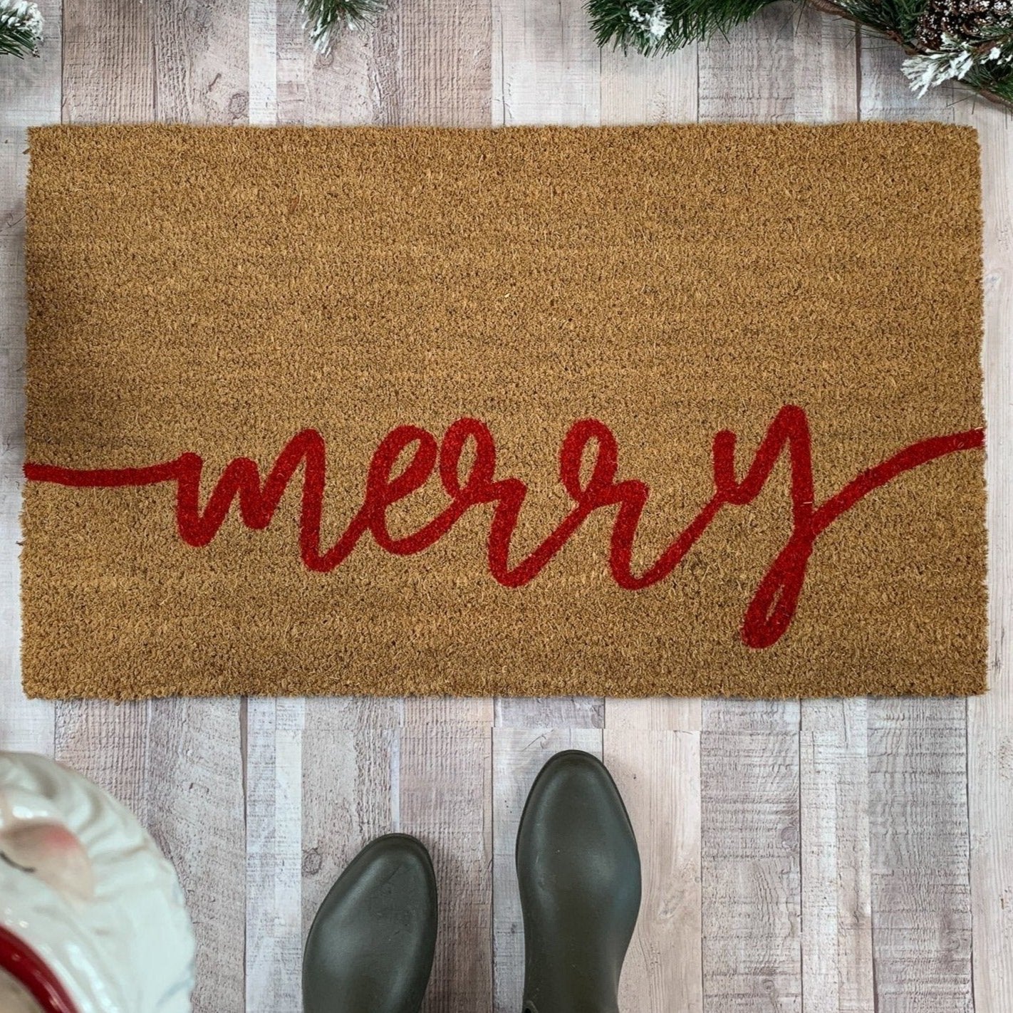 Merry Holiday Doormat