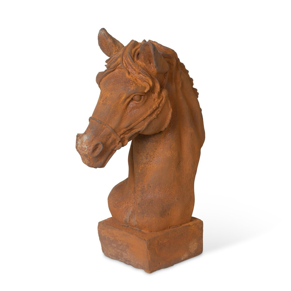 Thoroughbred Cast Iron Bust