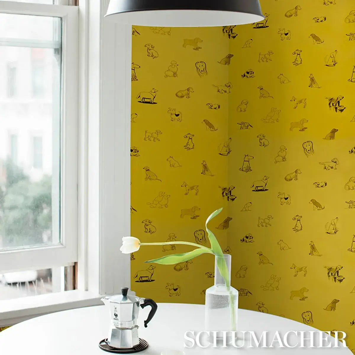 Schumacher Good Dogs Everywhere Peel & Stick Wallpaper